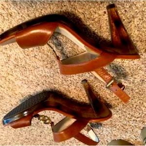 Michael Kors Heels.  Size 7.5. Never worn.  3.5 inch heels.